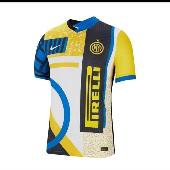 2382 NWT Inter Milan 20/21 Authentic Fourth Jersey Size Small - Picture 1 of 11